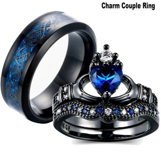 1 unidade de anéis de casal de luxo anéis de pedras preciosas naturais anéis de promessa