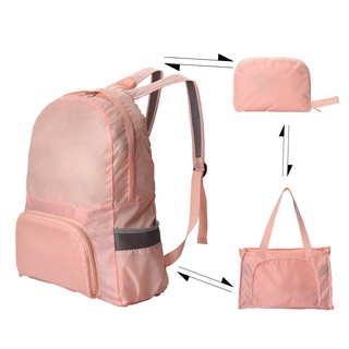 Two-purpose backpack, folding sports bag, ultra-lightweight and large-capacity