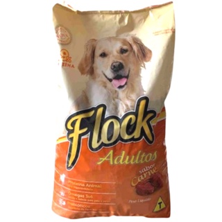Ração Flock Premium para Cães Adultos Sabor Carne 15kg
