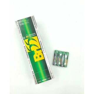 Kit 4 Pilhas Palito Bateria AAA Pequena Alta Resistência Br-55 - 1,5v (3)