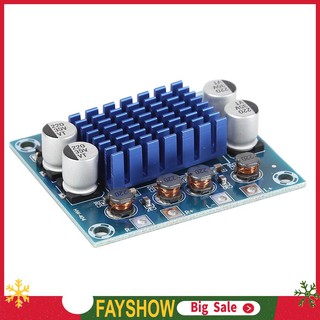 Perfurador Fayshow Dual-Channel Placa Amplificador De Potência De Áudio Digital 30 W Mp3 Módulo Amplificador