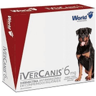 Ivercanis 6mg 4 Comprimidos - World