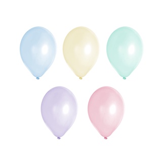 Balão Bexiga Candy Color Sortido Tom Pastel 50 Unidades 7 Polegadas
