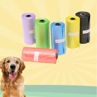 Saco Plástico De Lixo 3 Rolos Rolinho Pet com 15 unidades Cada Para Pets Pegar Cocô Biodegradável (1)