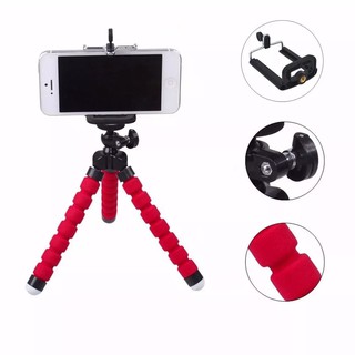 Mini Tripe Flex ível Câmeras E Celulares Suporte Universal