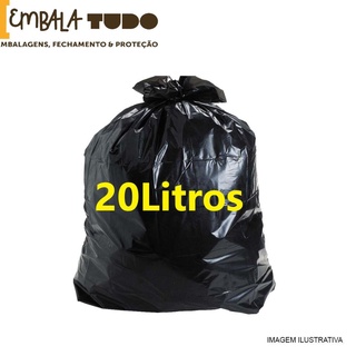 saco de lixo 20 Litros 100 Unidades reforçado Promoção