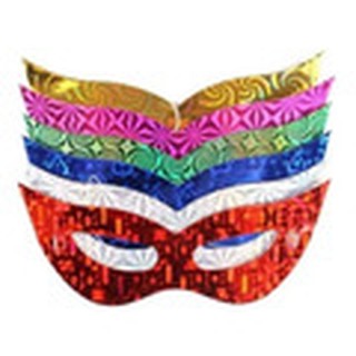 Kit Com 100 Máscaras Holográficas Festa Carnaval Sortidas