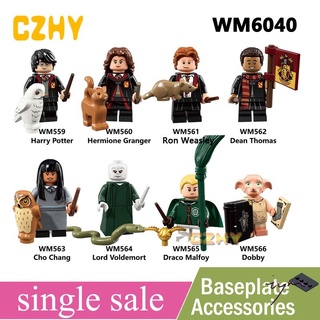 (Enviar relógio) Dobby Lego Harry Potter Mini Figuras Building Blocks Brinquedos Para Crianças Wm6040 Wm559 560 561 562 563 564 565 566
