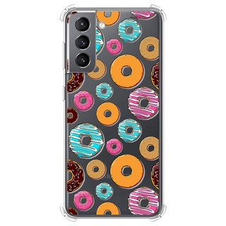 Capa para Galaxy S21, S21 Plus, S21 Ultra - Donuts