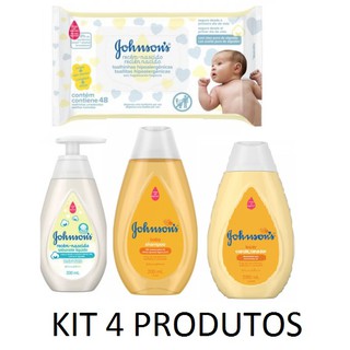 KIT JOHNSON'S BABY RECÉM-NASCIDO 4 produtos