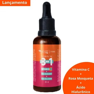 Sérum Facial 3 Em 1 Vitamina C Ácido Hialurônico - Max Love (5)