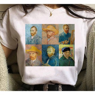 Camiseta Vincent Van Gogh Arte Unissex Poliéster
