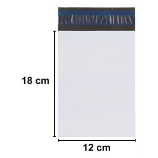 Envelope Plástico para Correios com Lacre 12x18 100 Unidades (2)