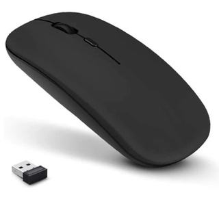 Mouse Sem Fio Ultra-Fino e silencioso 2.4G Recarregável Bluetooth Escritorio