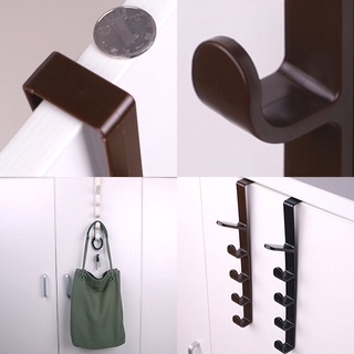 Cabide de plástico para porta de quarto, suporte para guardar roupas, organização para casa, ganchos sobre o porta, bolsa para guardar (3)