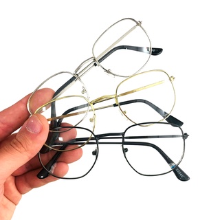 Oculos Hexagonal Armação Grau Unissex Feminina Masculino (1)