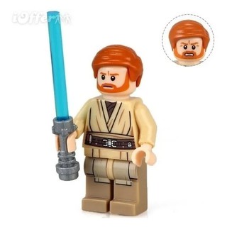 Bonecos De Montar Obi Wan Kenobi Star Wars Monta Monta Compativel com Lego Wk1