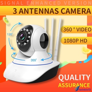 Câmera Ip Robo 360 Wifi YooSee Visão Noturna 1080p Full Hd 3 Antenas twinkle13
