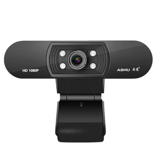 Webcam Full Hd 1080p com Microfone e Led Alta Resolução Usb - Ashu h800 Live Stream