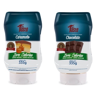 Calda Caramelo + Calda Chocolate - Zero Açúcar - Mrs Taste