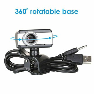 Rotatable USB2.0 HD Webcam Camera With Microphone For PC Laptop Computer Desktop (1)