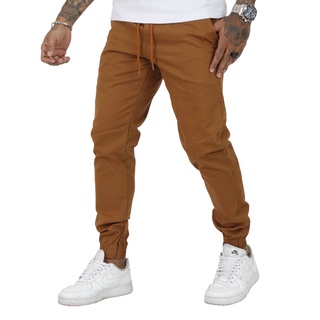Calça Jogger Sarja Colorida Jeans Masculina (1)