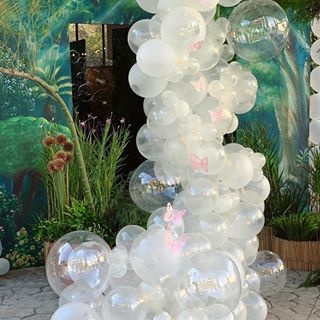 50 Balão 5 Pol Cristal Bexiga Transparente (3)