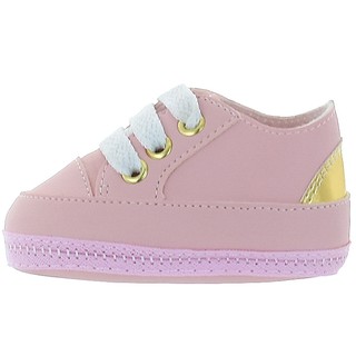 Sapato Tenis Bebê Menina Rosa Sapatênis Infantil