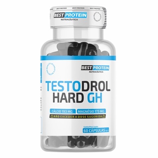 Suplemento Testodrol Hard Gh, pote 60 cápsulas, Pré-hormonal 100%, Importado