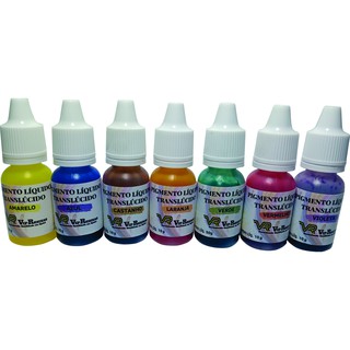 Pigmento/Corante Translúcido Resina - Cores Avulsas - 10 ml cada - (JOA)