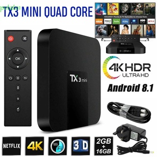 Batata1 Quad Core Tx3 Mini Equipamentos De Vídeo Multimedia Player Android 8.1 Hdmi Caixa Smart Tv Box Tv