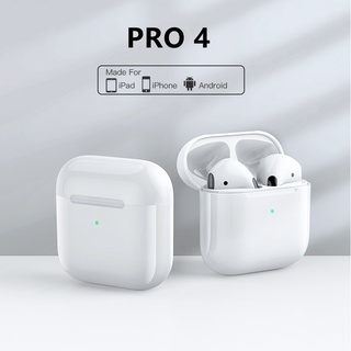 Airs Pro 4 Mini Fones De Ouvido Tws Pro4 Bluetooth 5.0 Est Rei Hifi Sem Fio Gps / Rename / Pop-Up / Inpods Pk I12 I9000 Pro
