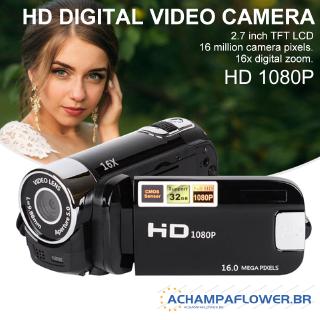 Full Hd 1080P 16X Zoom Digital 16MP Gravador De Vídeo Filmadora Dv Câmera Portátil Cam