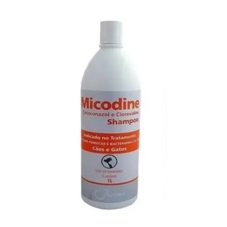 Shampoo - Syntec Micodine - Para Cães E Gatos - 1 Litro
