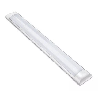 Luminária Tubular Sobrepor Led Linear 20w 60cm Branco Frio