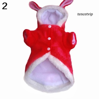 [Vip]Winter Comfy Warm Cute Rabbit Costume Hoodie Pet Dog Puppy Clothes Coat Apparel (6)