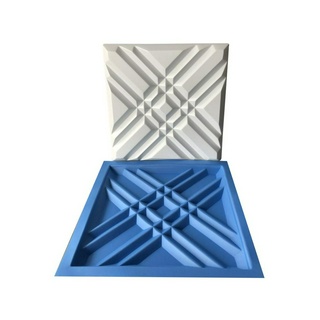 Forma Gesso Plástico e Borracha Placa 3D - Xis