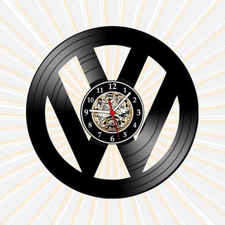 Relógio Volkswagen Carros Fusca Kombi Antigos Vinil Lp Arte
