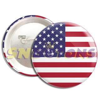 Botons Bottons Broches Bandeira da Estados Unidos (1)
