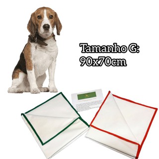 Tapetes Higiênicos Reutilizáveis e Laváveis para Cães Tamanho G ( 90cm x 70 cm)