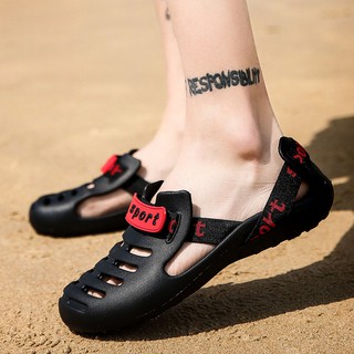 Sandália Respirável Masculina / Sapato Slip On Casual para Verão (7)