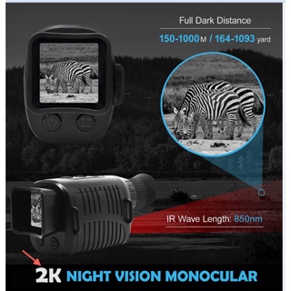 Câmera de caça ao ar livre telescópio digital 1080P HD infravermelho com visão noturna (3)