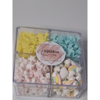 Confeitos de Açúcar Sprinkles Mix Arco iris 50grs confeitos personalizados