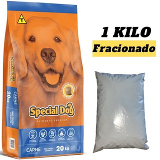 Special Dog Carne Premium Cães Adultos 1kg a Granel