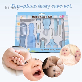 Kimmiy Kit Cuidados Com A Unha 10 Peças / Kit De Cuidados Com Unhas / Cortador De Unha Para Bebês / Saúde
