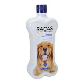 Shampoo e Condicionador para Cachorro Labrador e Golden Retriever 500 ml.