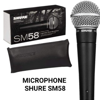 Microfone SHURE SM-58 Microfon Cabo De Dinâmico SM58 VOCAL