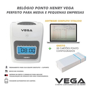 Relógio De Ponto Digital Com Comprovante Henry Vega Cartográ (3)
