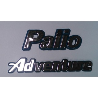 Emblema Palio Adventure Fundo Azul/ Brilhante H 6067a