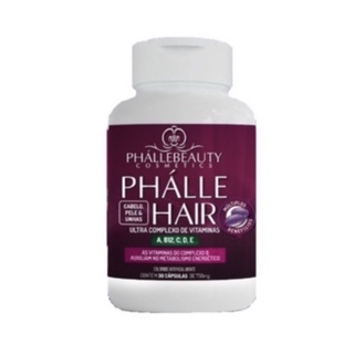 Pote Phalle Hair 30 Cápsulas - Cresce Cabelo e Unha PH (4)